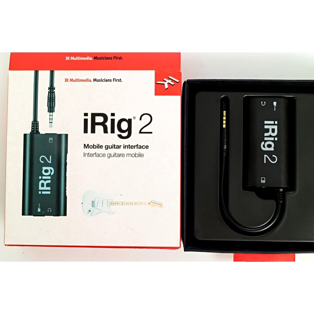 IK Multimedia iRig 2 Portable Guitar Audio Interface for iPhone/iPad